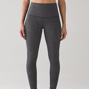 Lululemon Wunder Under Pant (Hi-Rise) - 4 Heathered Herringbone/Black